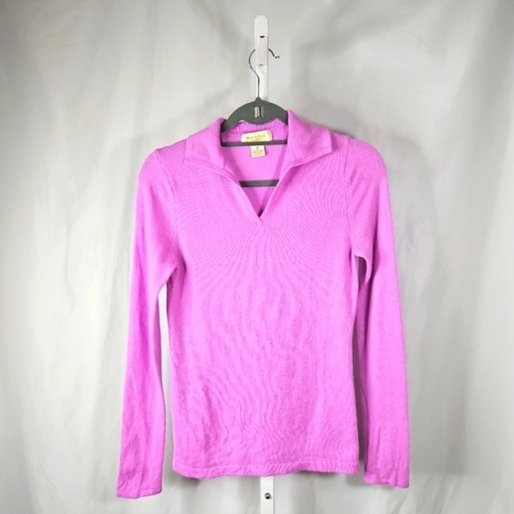 Cashmere Bright Lilac Sweater Peck & Peck Size Medium